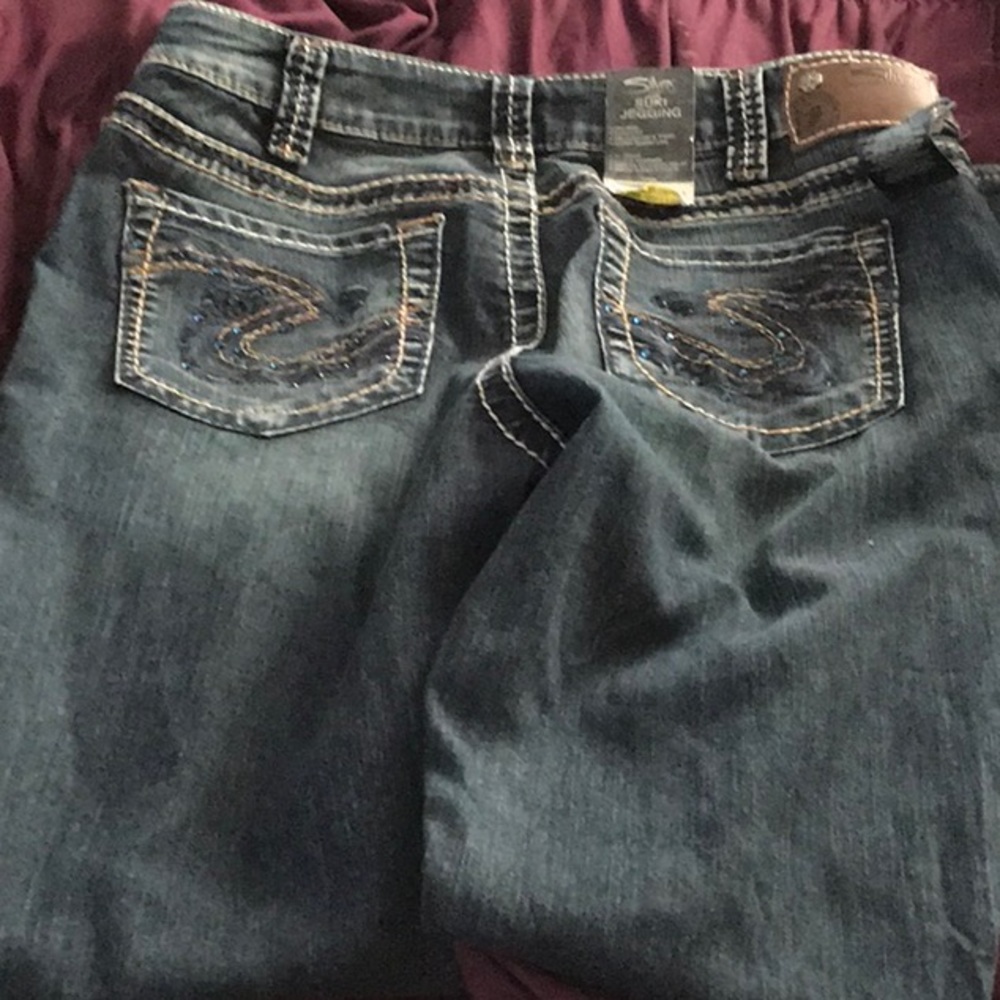 Silver denim